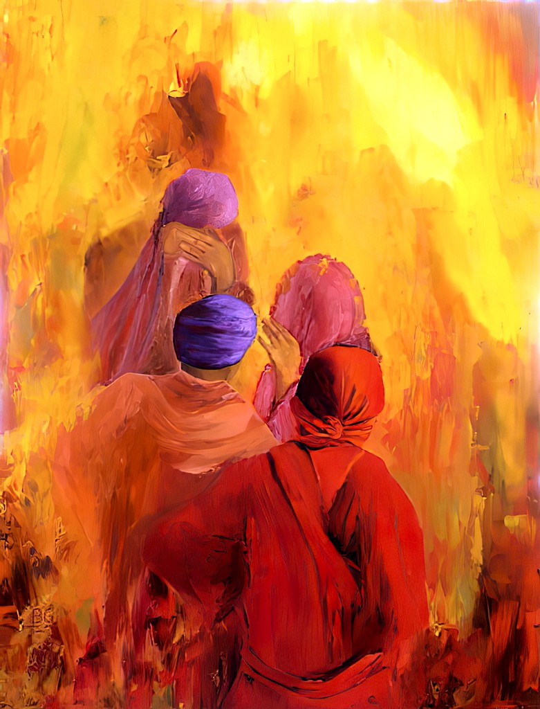 2008 12-Dhera.jpg - Année 2008 - 65 x 50 cm  Huile au pinceau et au couteau sur toile